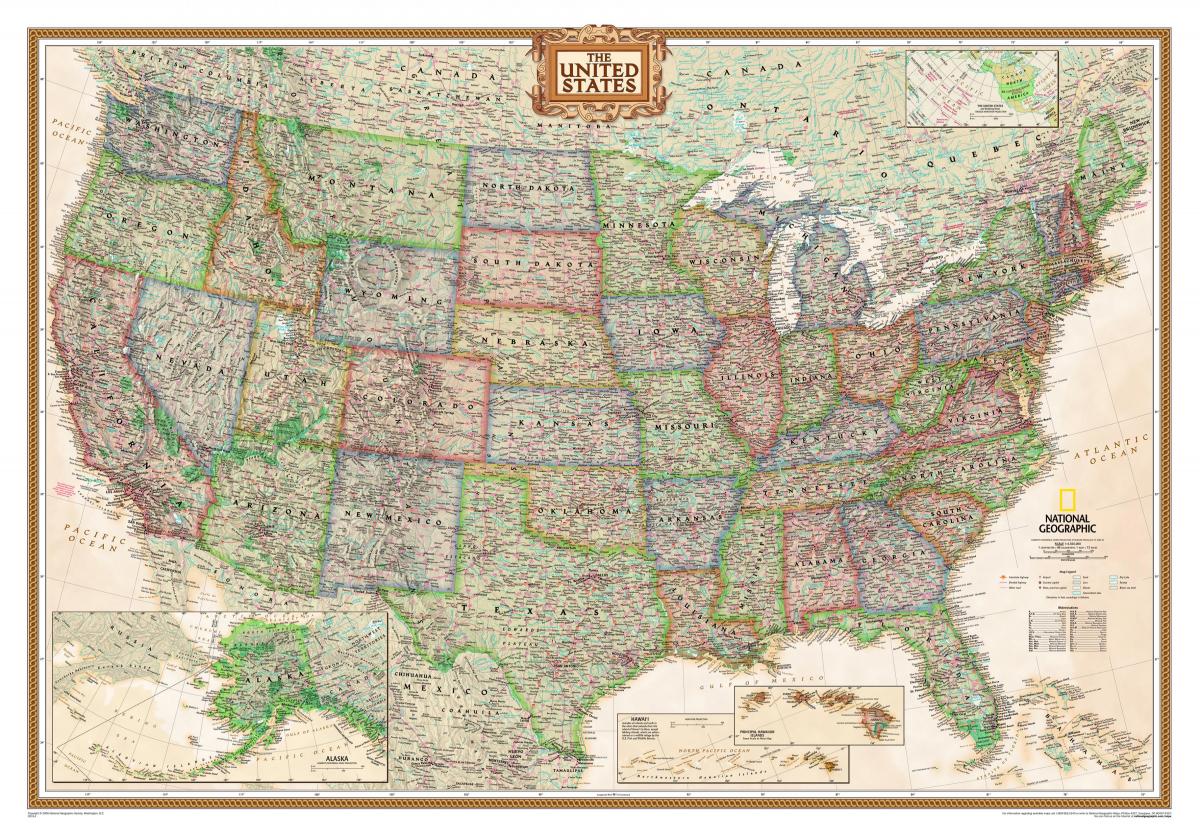 Mapa historyczna USA