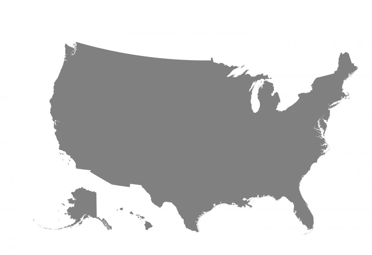 Mapa wektorowa USA